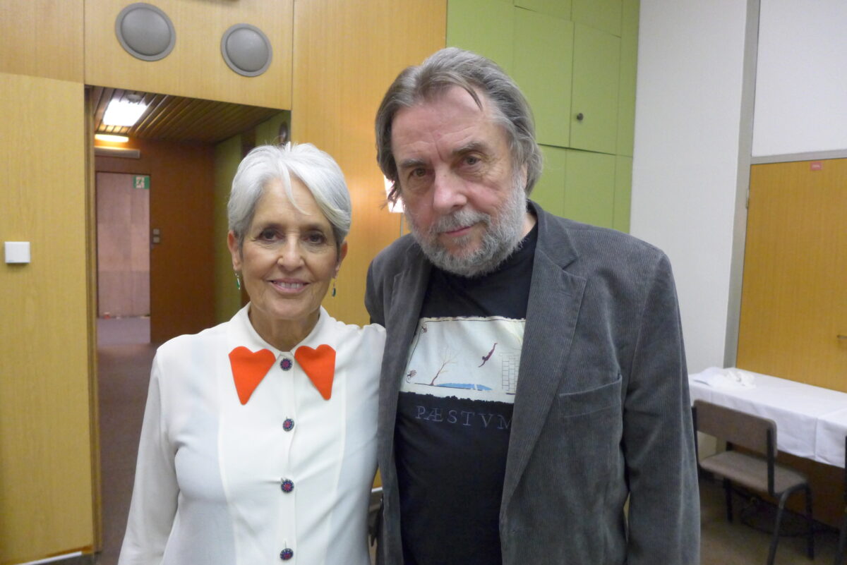 Joan Baez a Ladislav "Agnes" Snopko. FOTO: Archív Ladislava Snopka