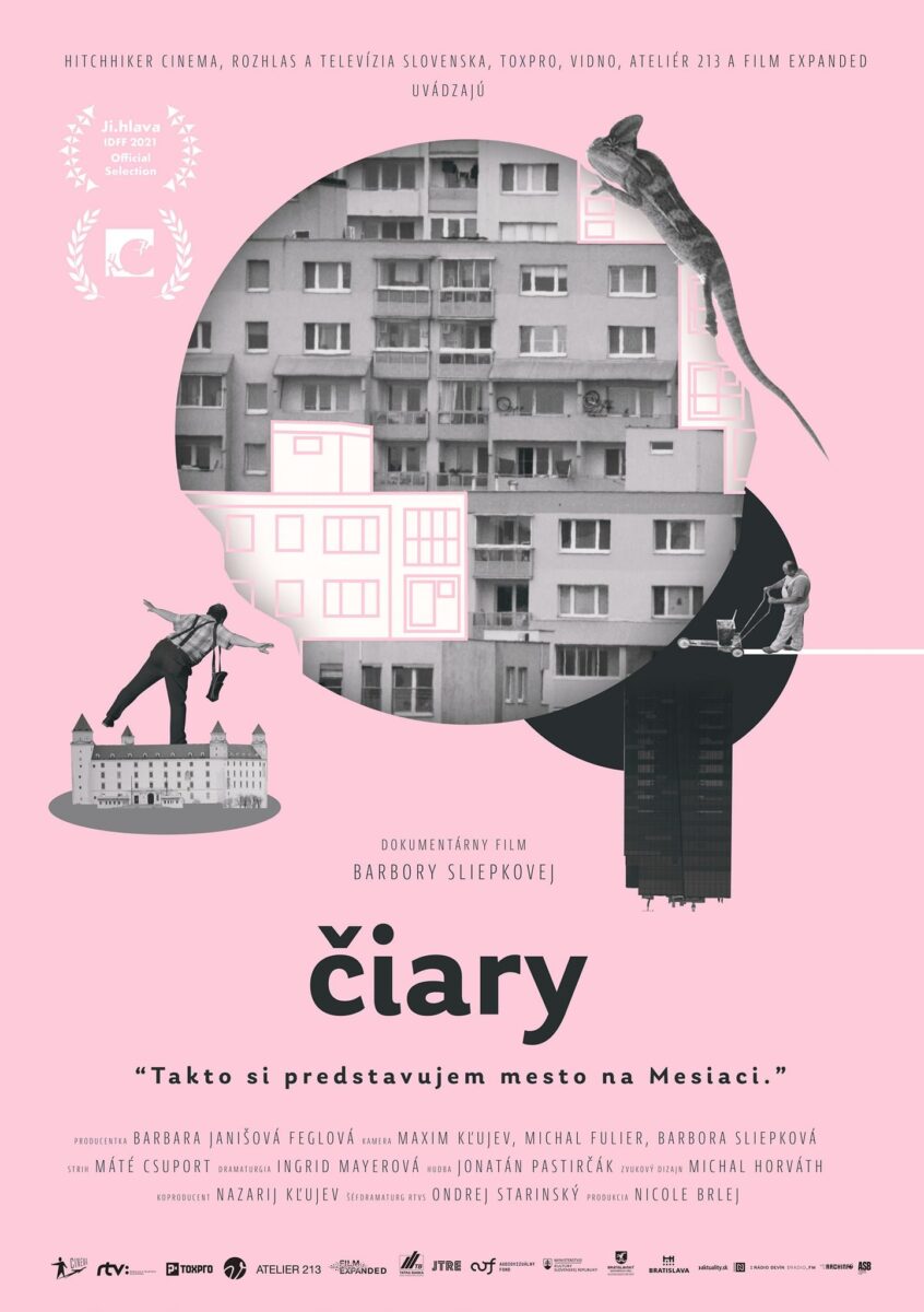 Plagát k filmu Čiary (r. Barbora Sliepková). Foto: Hitchhiker Cinema