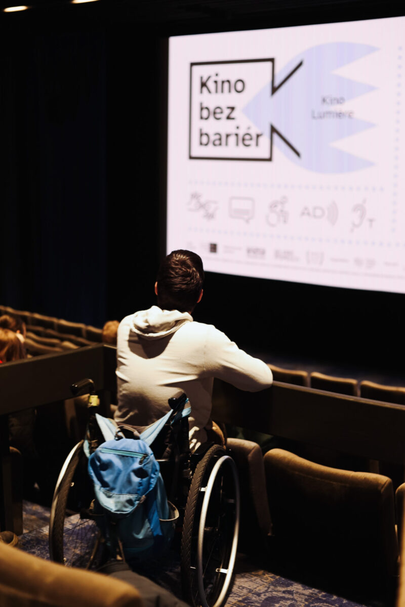 kino bez bariér Záber z projektu Kino bez bariér. Foto: Kino bez bariér