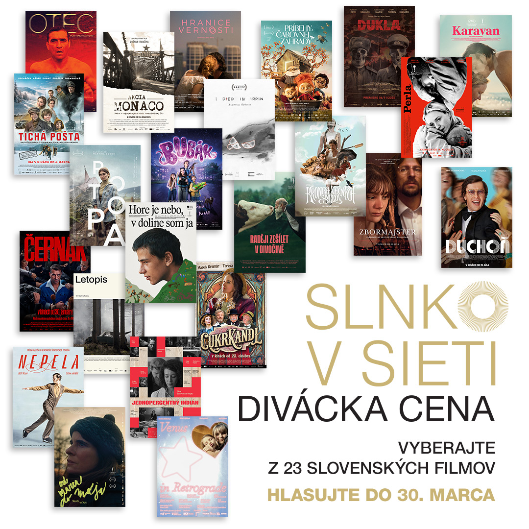 Slnko v sieti 2025 Divácka cena Filmy, ktoré sa uchádzajú o Divácku cenu. Koláž: SFTA