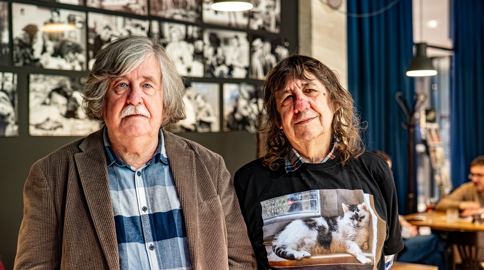 Vladimír Godár so svojím bratom Dušanom. Foto: Ľubomír Dait / Konvergencie