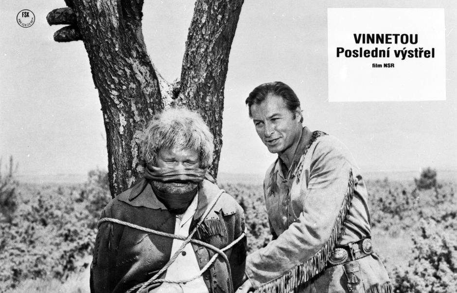 slovenský dabing Záber z filmu Vinnetou – posledný výstrel. Foto: archív SFÚ