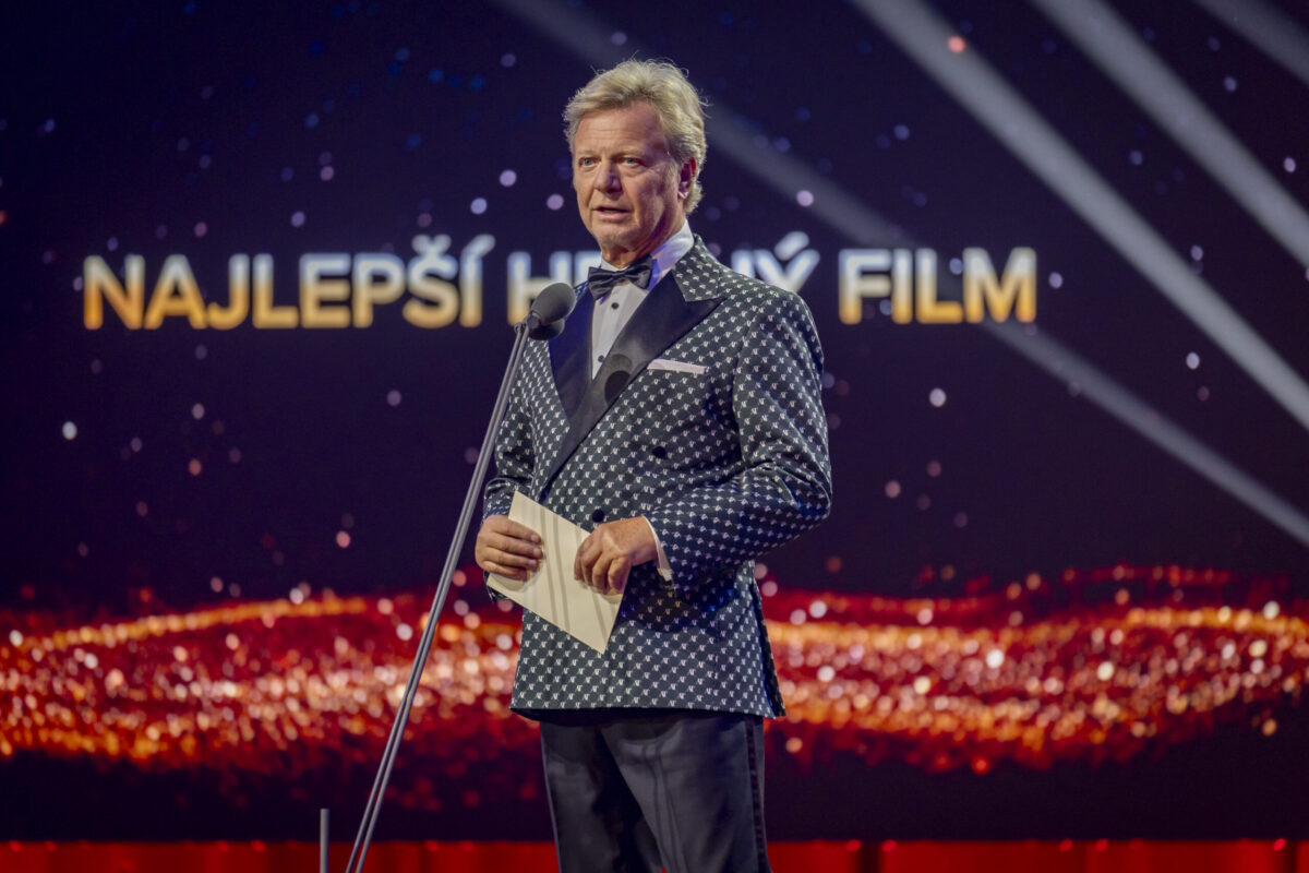 Herec Maroš Kramár na odovzdávaní ocenení Slnko v sieti 2026. Foto: SFTA/Zdenko Hanout