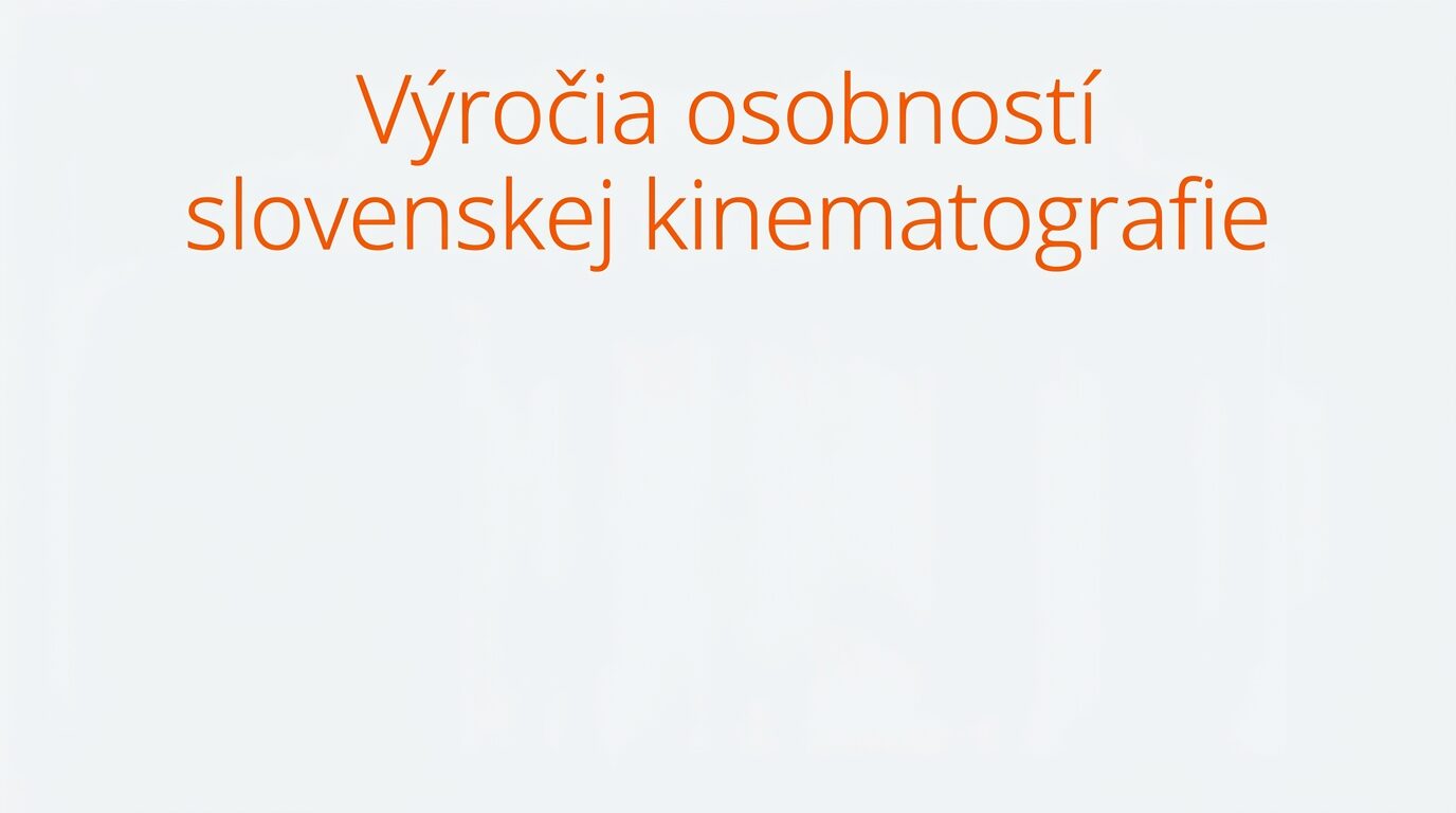 Kalendár filmových výročí apríl 2026