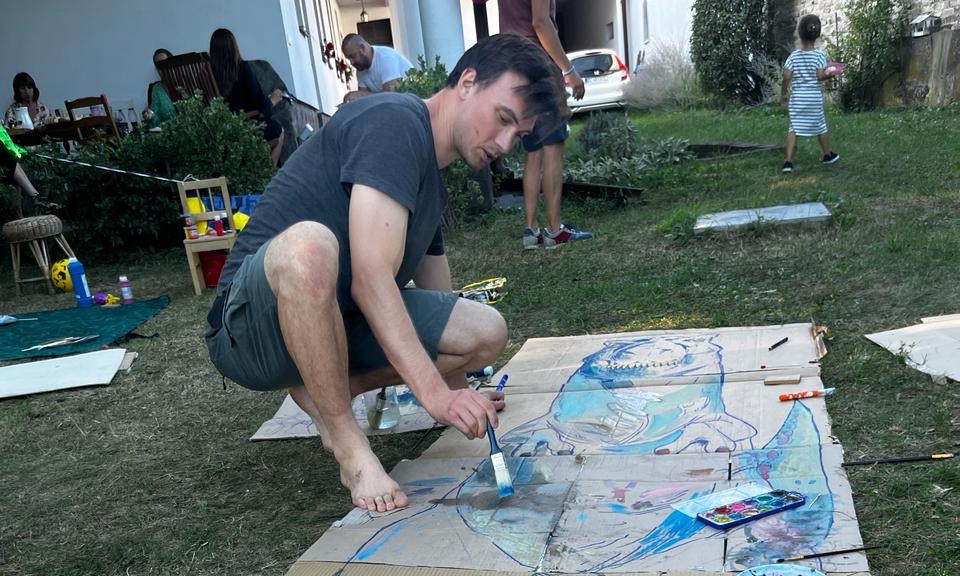 Matúš Vizár, filmár, výtvarník, ilustrátor. Foto: Archív M. V.