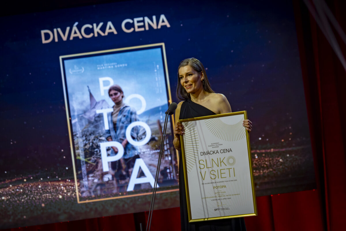 Film Potopa režiséra Martina Gondu získal päť sošiek ocenenia Slnko v sieti a šiestou je divácka cena. Foto: SFTA/Zdenko Hanout