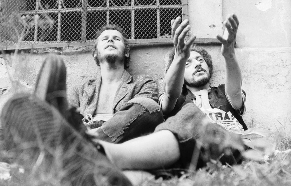 Ľalie poľné Marian Filadelfi a Ján Melkovič vo filme Ľalie poľné (1972). Foto: archív SFÚ/Anton Podstraský