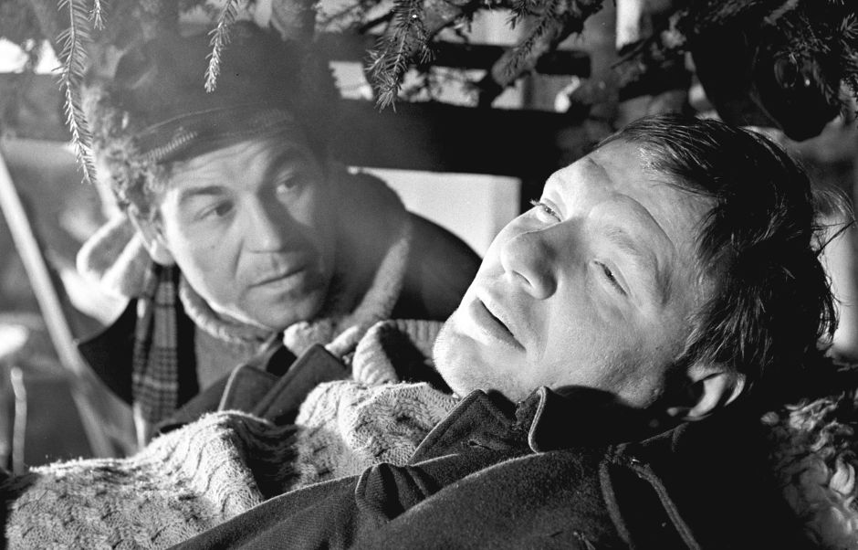Ivan Rajniak a Vlado Müller vo filme Zvony pre bosých. Foto: archív SFÚ/Milan Kordoš, Anton Podstraský