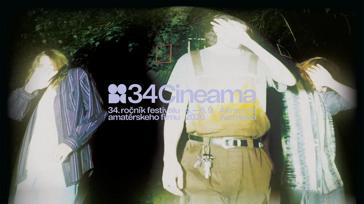 Cineama 2026 Vizuál 34. ročníka súťažnej prehliadky Cineama. Foto: Cineama