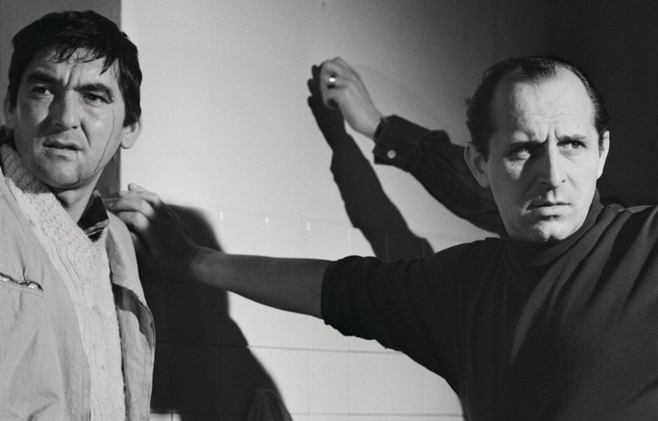 Zuzana Mináčová Štefan Kvietik a Martin Holly pri nakrúcaní filmu Medená veža (1970). Foto: archív SFÚ/Zuzana Mináčová